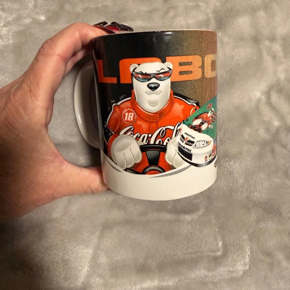 Vintage 1998 Coca-Cola Bobby Labonte #18 Interstate Batteries NASCAR Mug qty 1